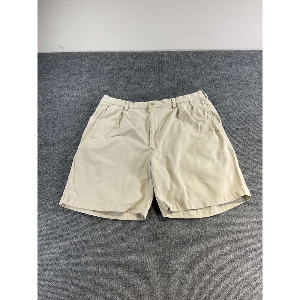 Polo Golf Ralph Lauren Classic Fit Shorts Men's 40 Beige Khaki 100% Cotton Chi